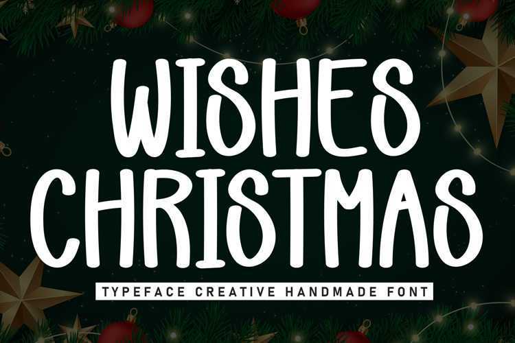Preview of Wishes Christmas Font