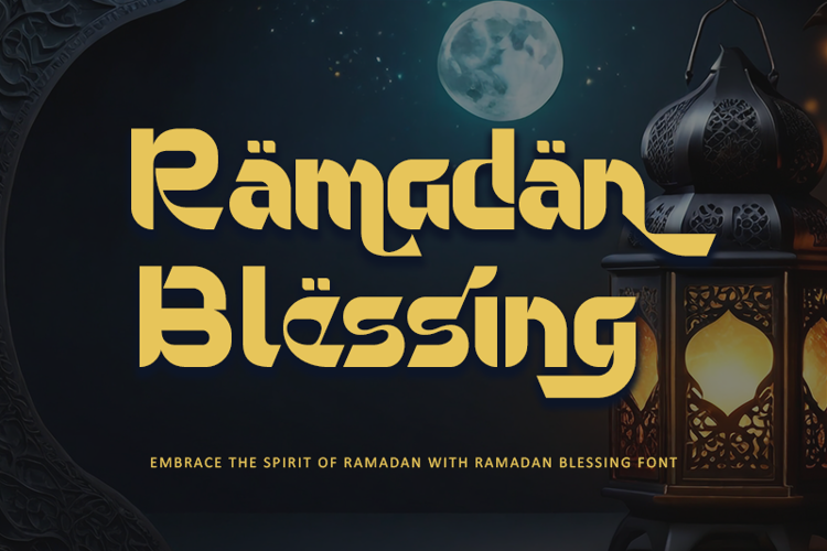 Ramadan Blessing Font