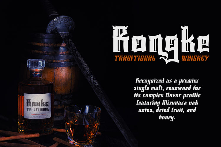 Preview of Katsuha Font