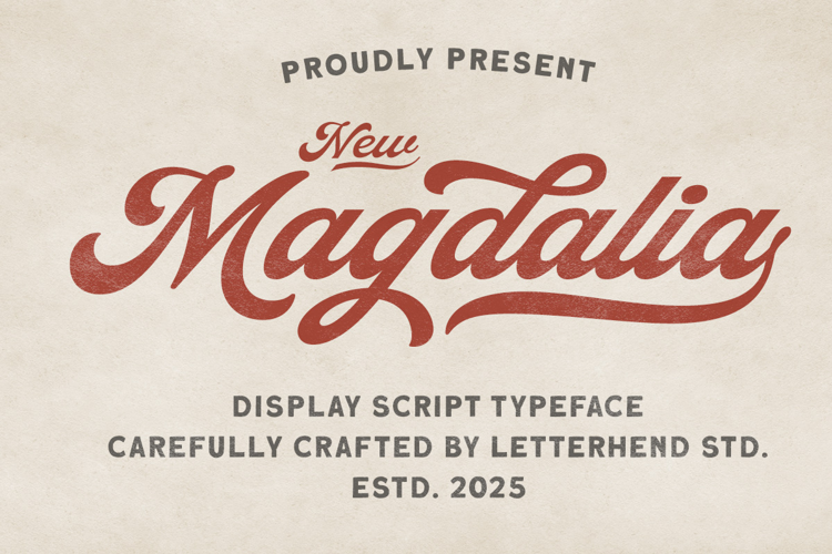 Preview of Magdalia Font