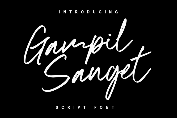 Gampil Sanget Font