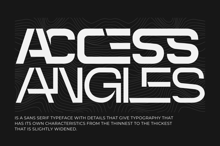 ACCESS ANGLES Font