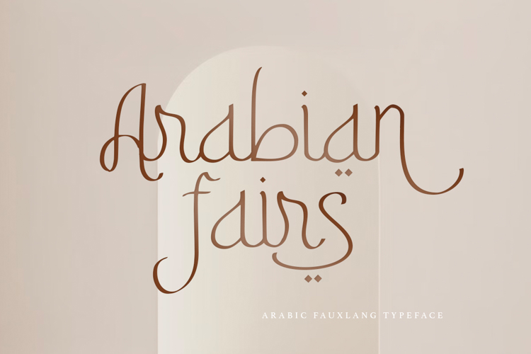 Preview of Arabian Fairs Font