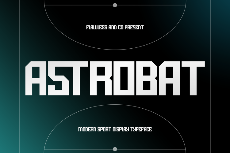 Preview of ASTROBAT Font