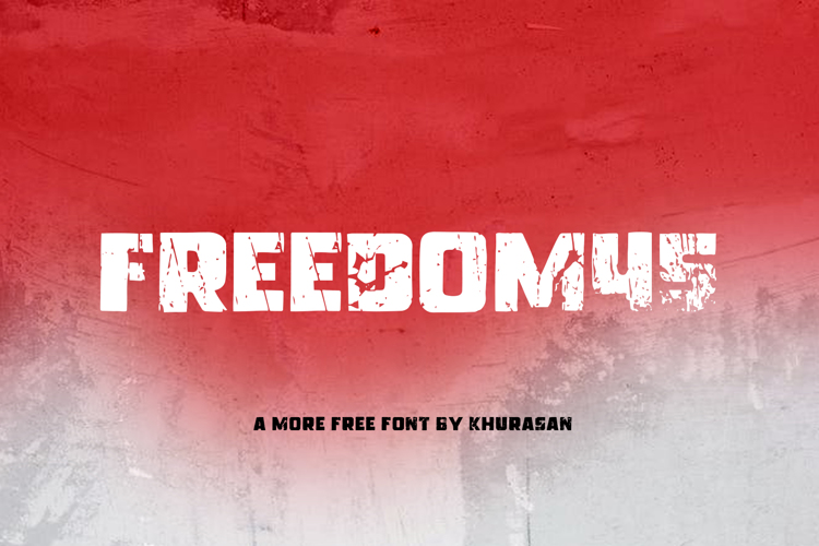 Freedom 45 Font