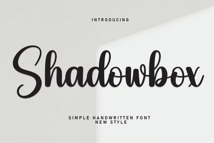 Shadowbox Font