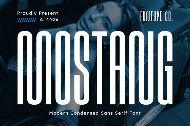 Preview of Mostang Font