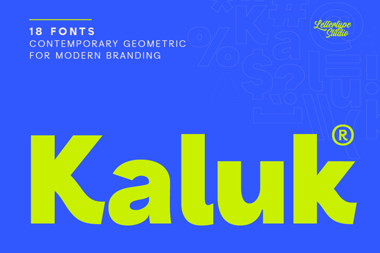 Preview of Kaluk Sans Font