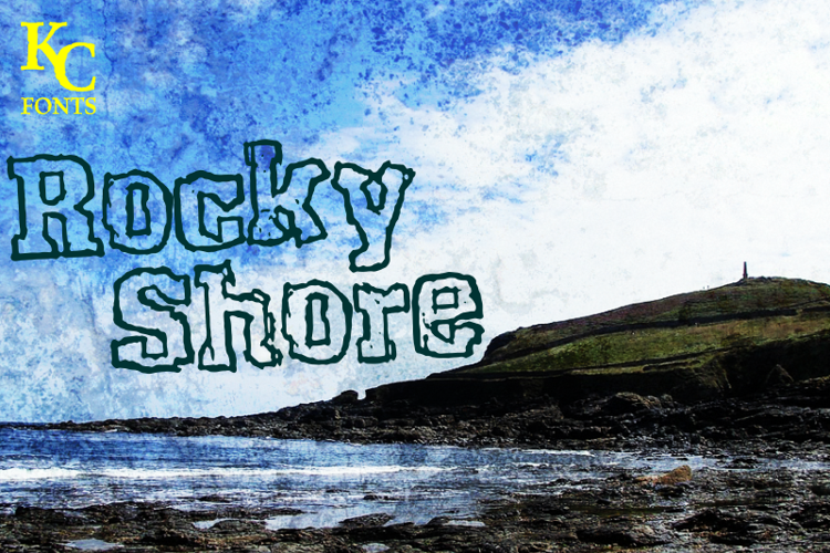 Rocky Shore Font