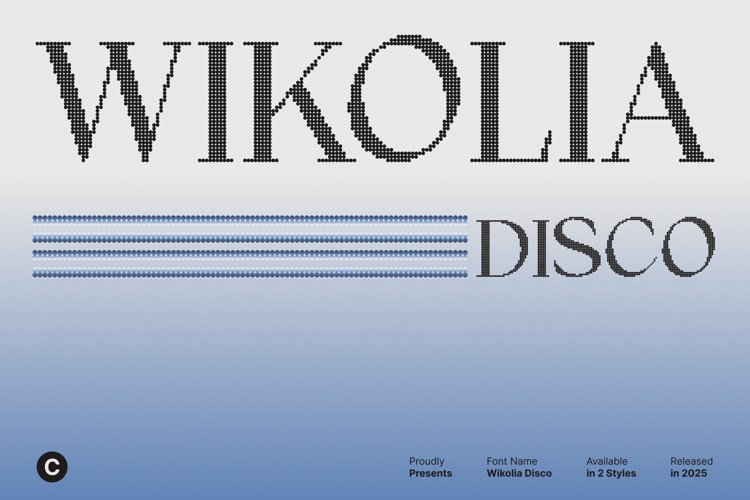 Preview of Wikolia Disco Font