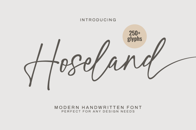 Hoseland Font