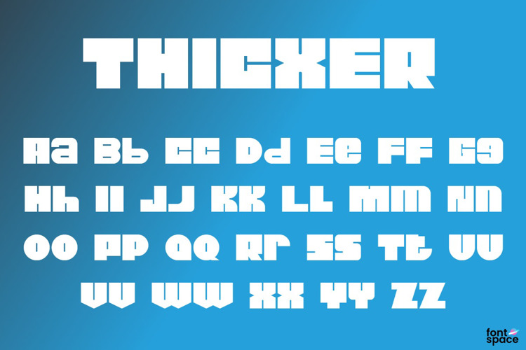 Thicxer Font