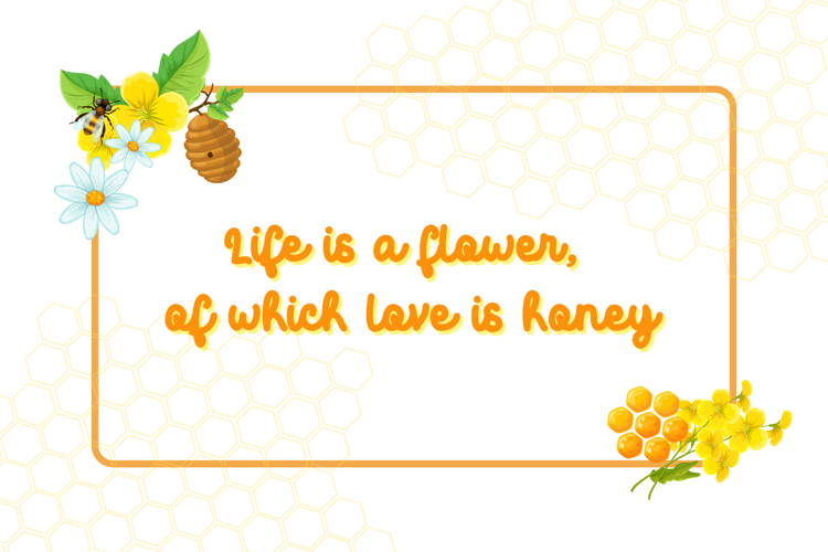 Flower Bee Font