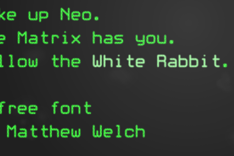 White Rabbit Font