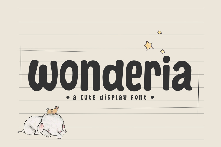 Preview of Wonderian Font