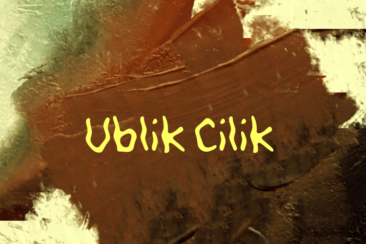 Preview of u Ublik Cilik Font