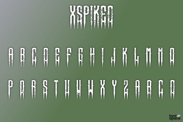 XSpiked Font