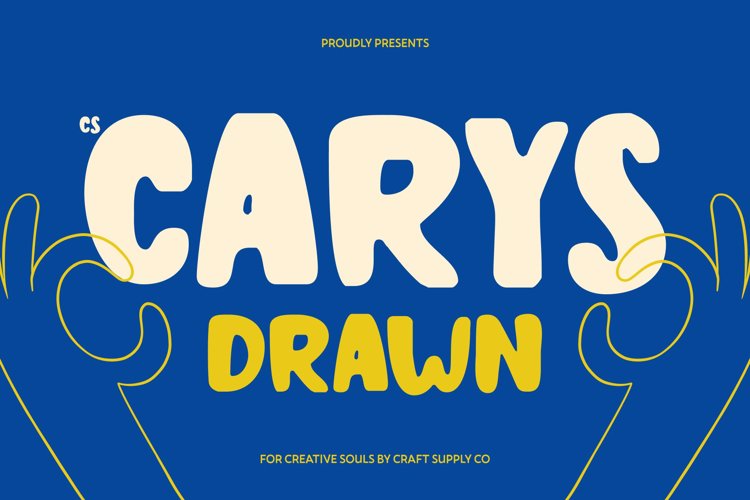 Preview of CS Carys Drawn Font