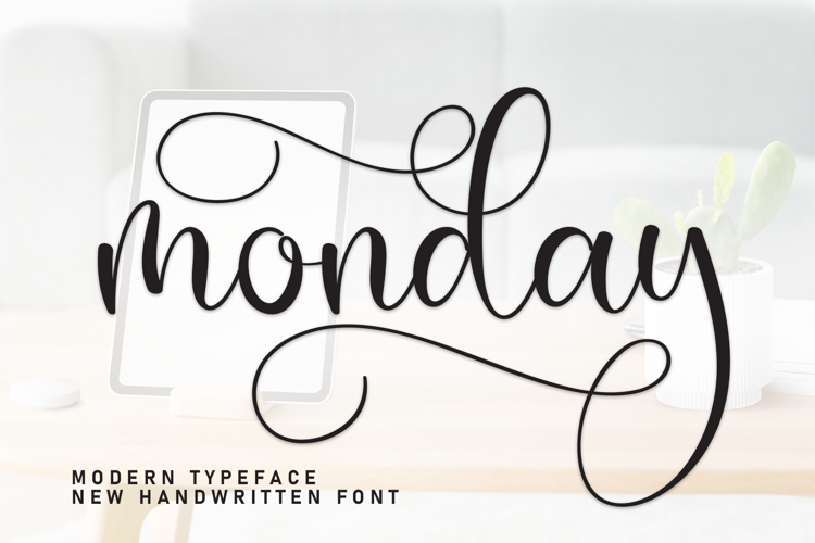 Preview of Monday Font