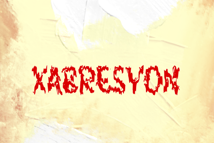 Preview of x  Xabresyon Font