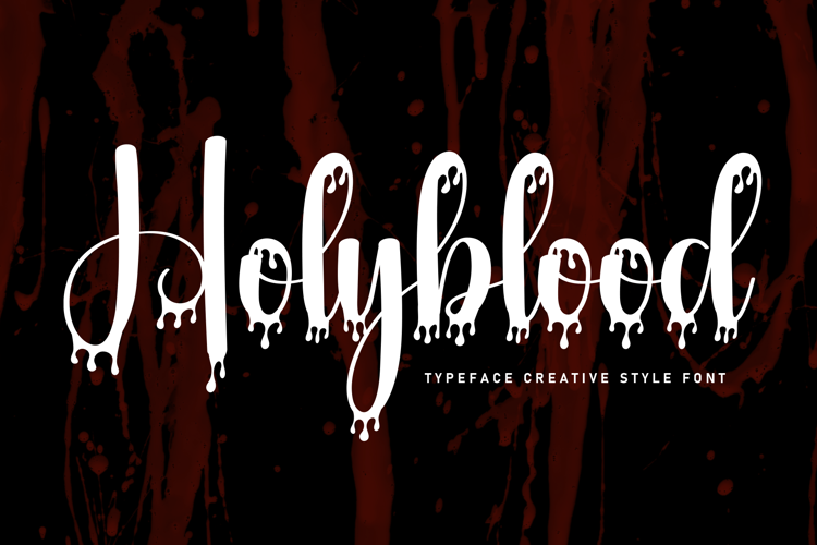 Preview of Holyblood Font