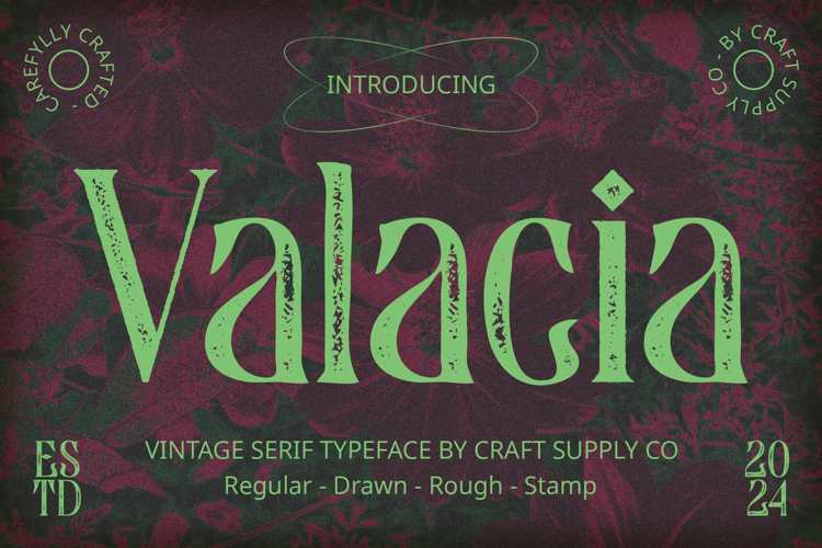 Valacia Vintage Font