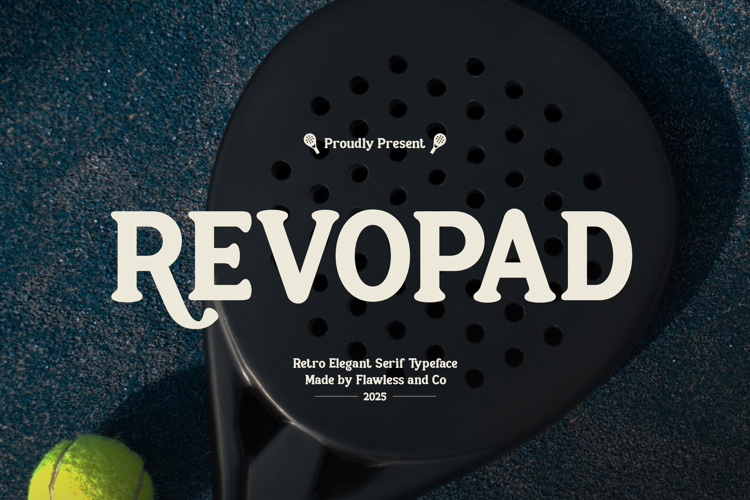 Preview of REVOPAD Font