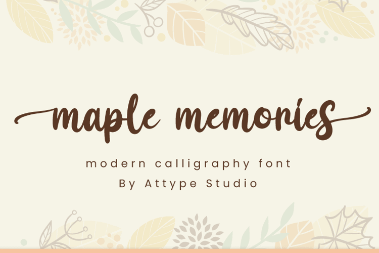 Maple Memories Font