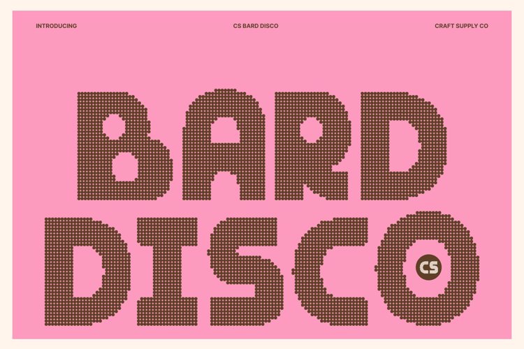 Preview of CS Bard Disco Font