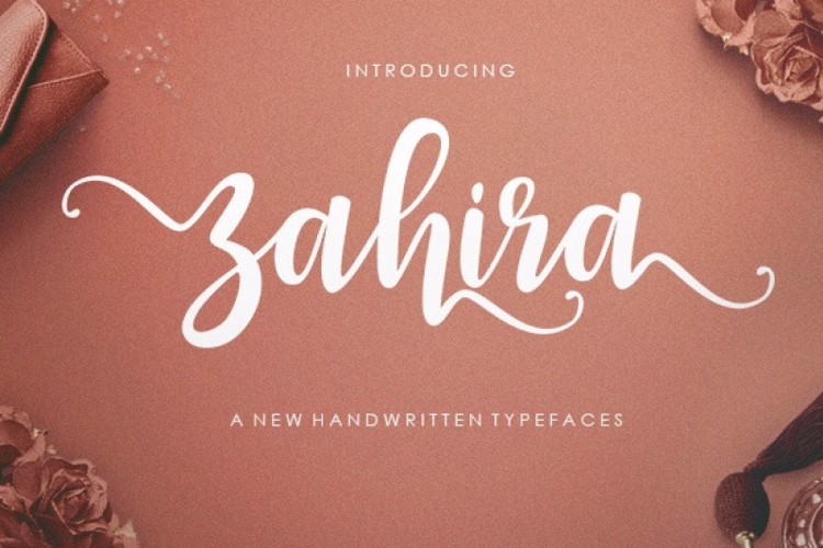 Zahira Script Font