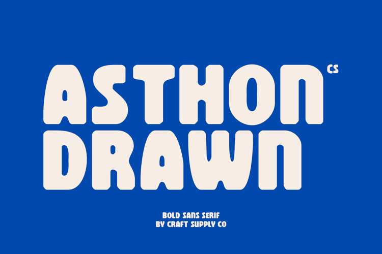 Preview of CS Asthon Drawn Font