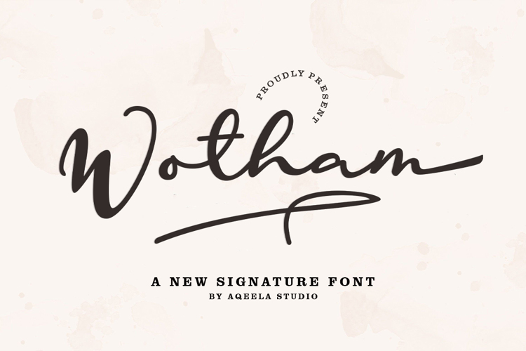 Wotham Font