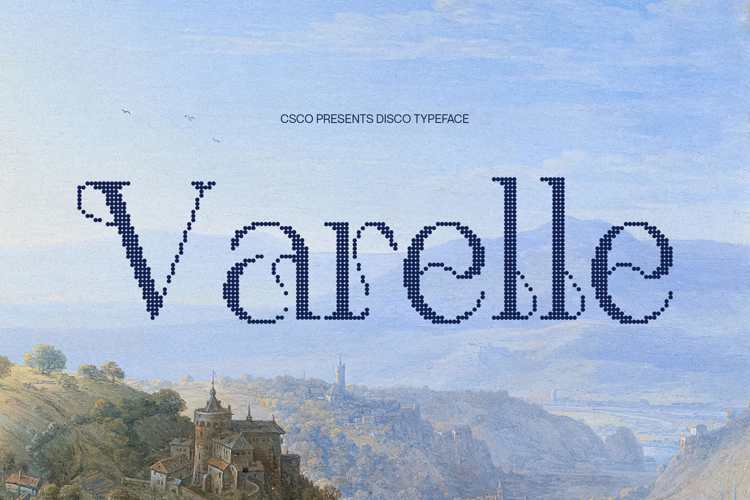 Preview of Varelle Disco Font