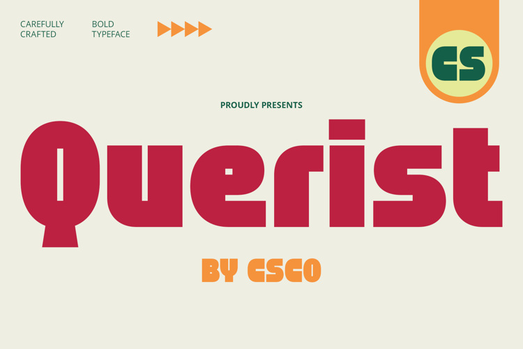 Preview of CS Querist Font