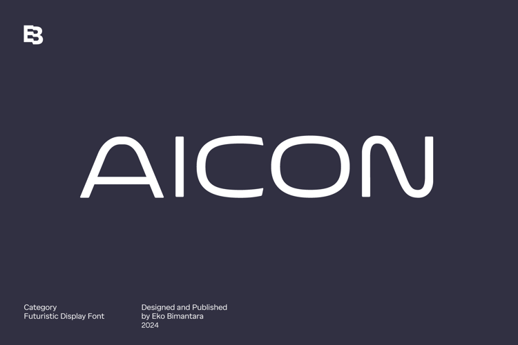 Preview of AICON Font