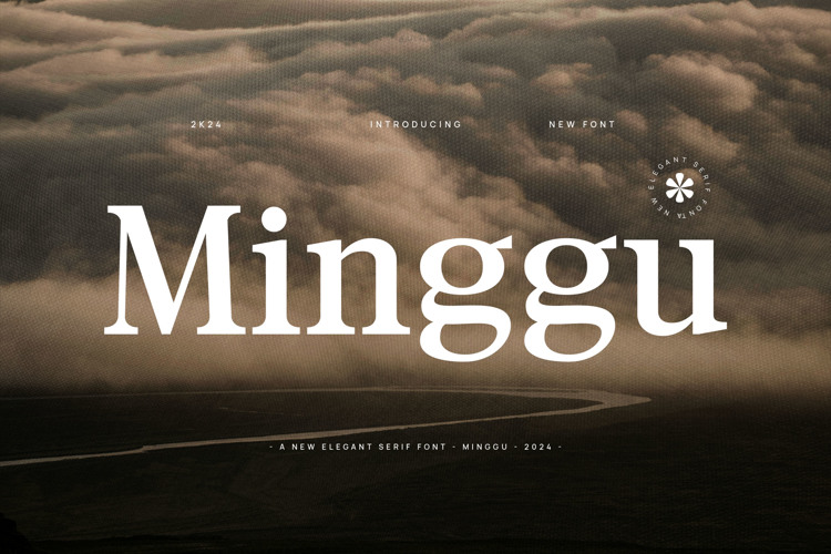 Preview of Minggu Font