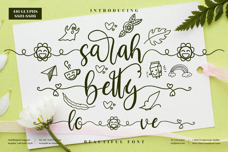 sarah betty Font