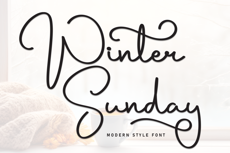 Preview of Winter Sunday Font