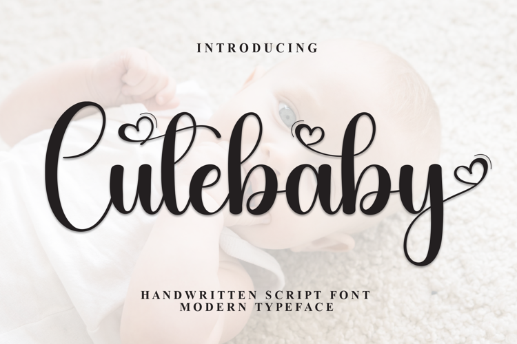 Preview of Cutebaby Font