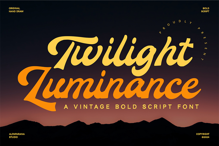 Twilight Luminance Font