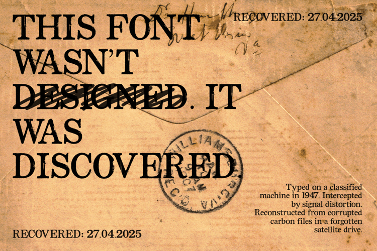 Preview of Wormhole Font