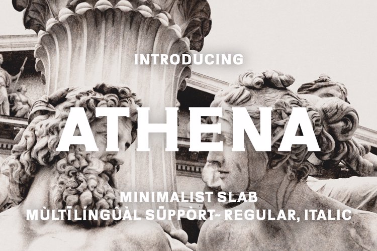 Preview of ATHENA Font