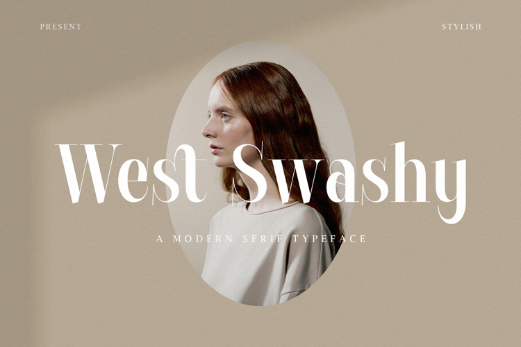 West Swashy Trial Font
