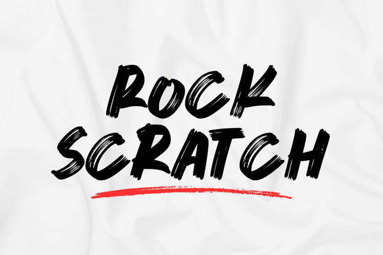 Rock Scratch Font