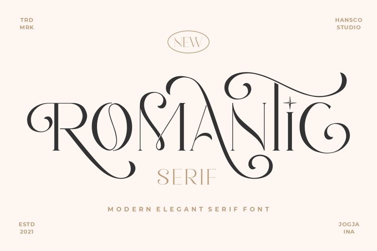 Romantic Serif Font