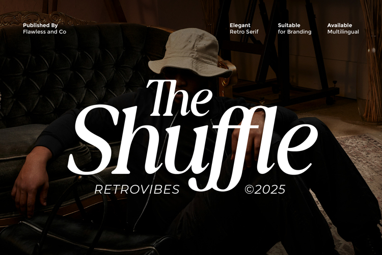 Preview of THE SHUFFLE Font
