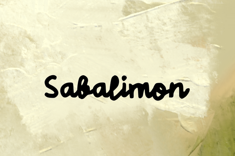 s Sabalimon Font