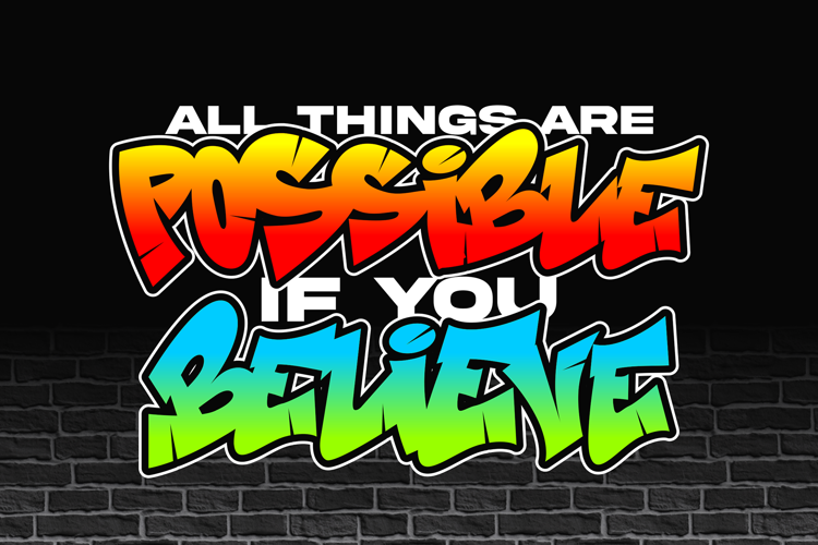 Preview of Brick Edgie Font