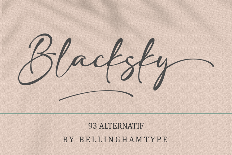 Blacksky Font