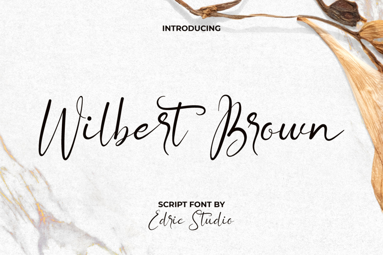 Wilbert Brown Font